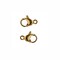 Permanent Waterproof Gold Stainless Steel DIY Jewelry Making (Lobster Claw Clasp 9x5mm) (Package of 2)